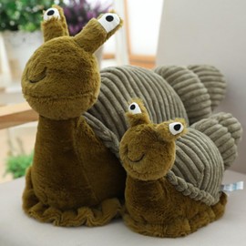OUKEYI Stuffed Animal Snail Plush Toy Soft Doll Toy Gifts for Boys and Girls,11''