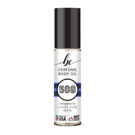 BIOCURA BC Perfume 508 Inspired by Code For Men For Men Replica Fragrance Body Oil Dupes Alcohol-Free Sample Travel Size Concentrated Long Lasting Roll-On 0.3 Fl Oz/10ml