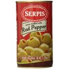 Serpis Olives Stuffed with Red Pepper, 12.34 Ounce (Pack of