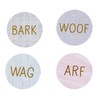Pearhead Dog Themed Coaster Set, Dog Themed Home and Kitchen