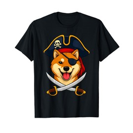 Shiba Inu Pirate T-Shirt