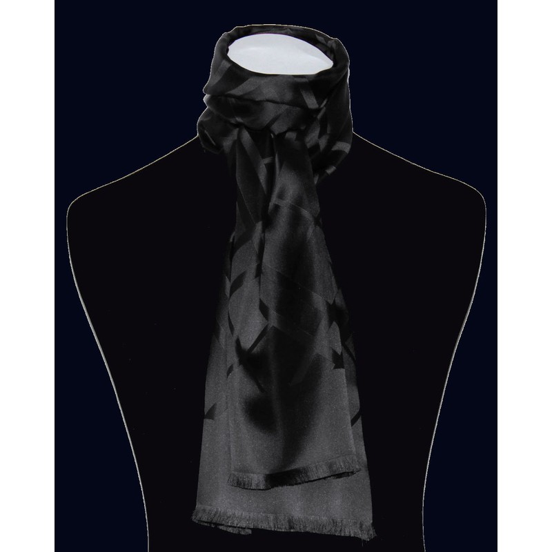 Lorenzo Cana 8923311 Men's Scarf Made of 100% Silk Elaborately