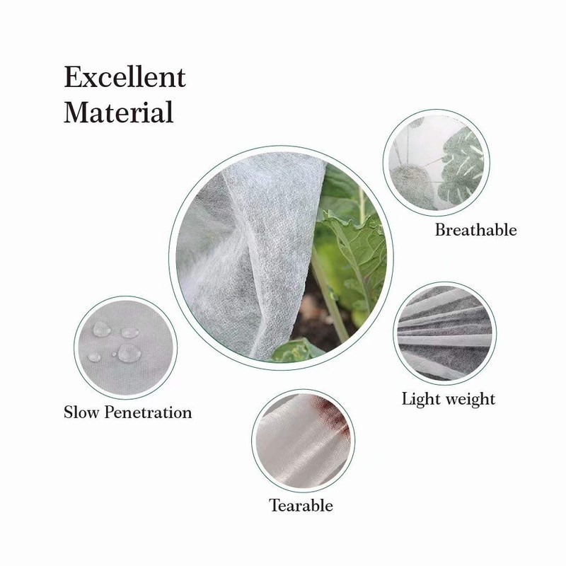 Agfabric Plant Covers Freeze Protection with Zipper 108"x108" 0.9oz Plant