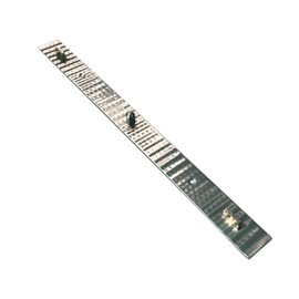 DGQ Comic Tools Ruler 3 Pin Animation Peg Bar Stainless Steel Art Drawing Supplier for Fixing Animation Positioning Paper