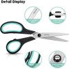 Sharp 3-Pack 8" Heavy Duty Scissors with Ultra Sharp Blades
