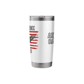 USS Hancock CVA-19 Aircraft Carrier Veterans Father Grandpa Stainless Steel Insulated Tumbler