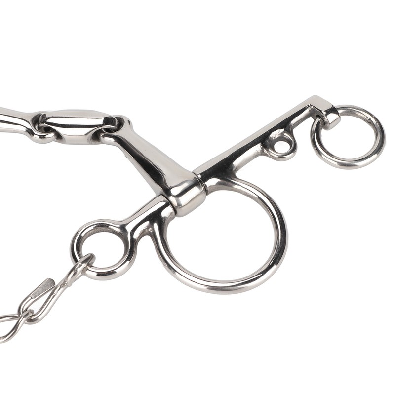Stainless Steel Horse Pelham Bit Gnaw Resistant Ease of Control