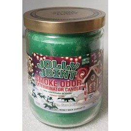 Smoke Odor Exterminator 13oz Jar Candle, Jolly Joint Six Pack.