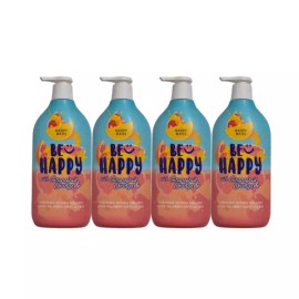 Happy Bath 해피바스 스마일 바디워시 자몽오렌지 900g, 4개 Happybath Smile Body Wash Grapefruit Orange 900g, 4ea