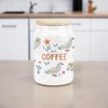 Purely Home Ducks & Flowers Ceramic Tea Storage Canister -