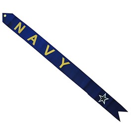 Navy Flag Streamer, Blue Star