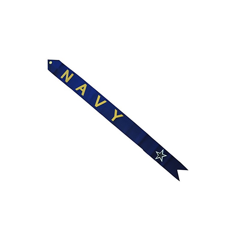 Navy Flag Streamer, Blue Star