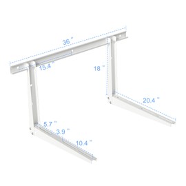Mini Split Wall Mounting Bracket for 9000-36000BTU Ductless Air Conditioner Outdoor Universal Heat Pump System Support up to 440 lbs