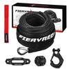FIERYRED 3/16inch 50FT 8500LBS Synthetic Winch Rope Cable Kit with