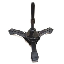 Morisho Flute Clarinet Oboe Musical Instrument Stand, Anti-Slip Pad, Foldable, Storage, Compact, Stable, 3 Legs Fixed, Wind Instrument, Black