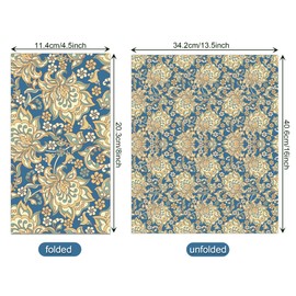 40Pcs William Morris Guest Napkins Vintage Floral Party Paper Napkins William Morris Theme Party Supplies Retro Botanical Wildflowers Disposable Papers Napkin for Wedding Bridal Shower