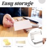Realand 3 Pack Business Card Holder, Professional PU Leather &
