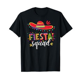 Funny Fiesta Squad Mexican Sombrero Group Family T-Shirt