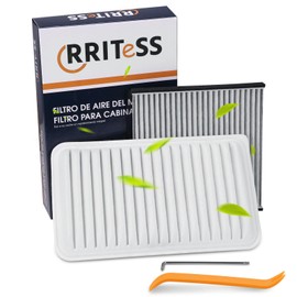 RRITESS - Juego combinado de filtros de aire para motor y cabina reemplaza al número: filtro de aire CA9360/filtro de CA CF10132.