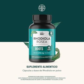 LIFE 360+ Rhodiola Rosea | 180 cápsulas | 1232 mg por porción