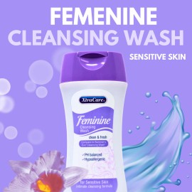 XtraCare Feminine Intimate Cleansing Wash, Clean & Fresh - 9 fl oz (2-Pack)
