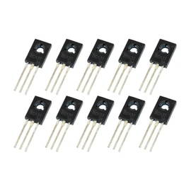 Set of 10 Transistors NPN BD137 60V 1.5A