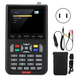 High Definition Satellites Star Finder Identifier Equipment Accessory DVBs s2 ( black)