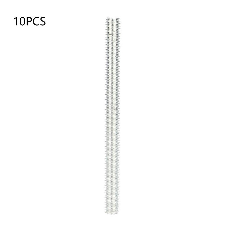 Pack of 10 M8 Threaded Rod, M8 x 100 mm