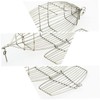 Gatuida Stainless Steel Olive Shape Bait Cage Fishing Trap for