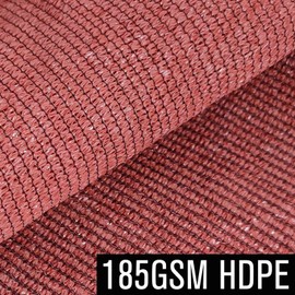 Artpuch Sun Shade Sails Canopy, 185GSM Shade Sail UV Block for Patio Garden Outdoor Facility and Activities (12'x16', Rust Red)