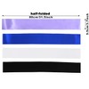 FENDOLE 6 Pack White Blank Sash,Plain Satin Sashes,Sashes for Pageants,DIY