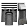 Snblzhef 3Pcs Dryer Vent Lint Dust Bag Lint Trap Catcher