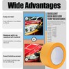 8 Rolls Premium Painters Tape, yellow Tape(1.2 Inch X 13