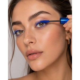 Kit Mascara de Pestaas Profesional Silicon Azul Prosa  Lapiz Smooth line Ananda Blue  Delineador Liquido Negro IVY                                    