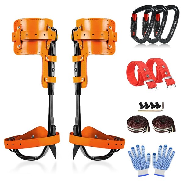 wdsilkbo Tree Climbing Gear, Tree Climbing Spikes, for Tree Work