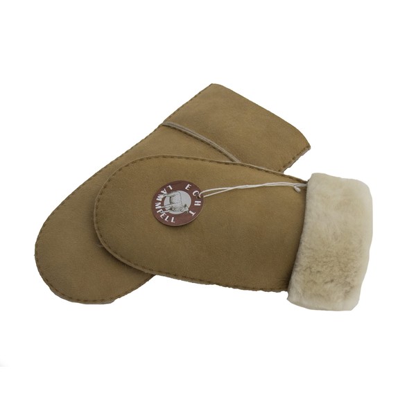 Reissner Lammfelle warme Merino Lammfell Fäustlinge Faust Handschuhe für Damen