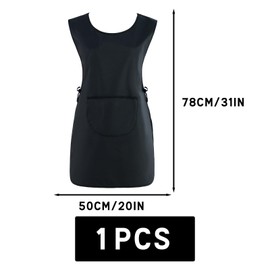 FAIRYGATE Extra Large Aprons for Women Plus Size Waterproof PVC Apron Aprons For Women & Men For Cleaning Or Kitchen Waterproof Apron For Women & Men A1531