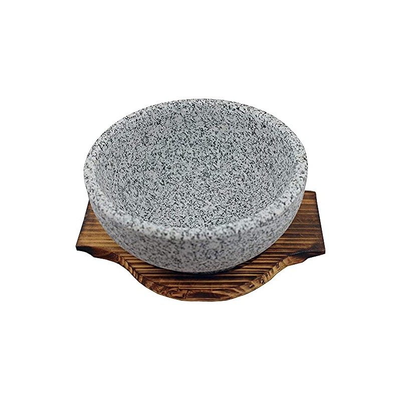 SUNRISE Natural Stone Bowl For Bibimbap and Soup (32 OZ)