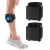 Bcuuozeeing Knee Bandage (Black-2 Pieces)