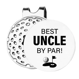 JOWMIJ Uncle Gifts, Golf Gifts for Uncle, Best Uncle Golf Ball Marker Gifts, Uncle Golf Ball Marker Magnetic Hat Clip, Uncle Golfer Gifts for Birthday Christmas Father's Day