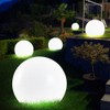 Globo IP44 LED White Solar Ball Lamp