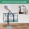BALEINE 4-Pack Oversized Moving Bags with Reinforced Handles, Heavy-Duty Storage