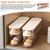 Egg Holder for Refrigerator, PRITOK 2 Layers Automatic Egg Container