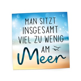 Pin, Fridge Magnet with Sayings, 7 x 7 cm