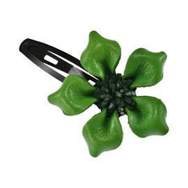 Aeravida Stylish Green Daisy Flower Hair Clip | Summer Hair Clip | Hair Acessories | Hair Clip for women |Gift for Daughter, Mother’s Day, Gift for HER, Statement Fashion