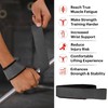 QTF Genuine Leather Lifting Straps, Wrist Assistance for Heavy Pulls,