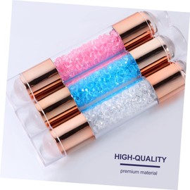 DECHOUS 3pcs Double End Nail Art Stamper DIY Manicure Tool for Creative Designs for Beginners Professionals Versatile Nail Art Stamper for Unique Patterns