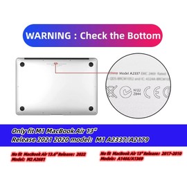 AMCJJ Compatible with MacBook Air 13 Inch Case 2022 2021 2020 Release A2337 M1/A2179 with Retina & Touch ID, Plastic Hard Shell Case & Keyboard Cover & Screen Protector - red Flower