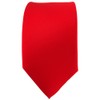 TigerTie Fashionable Satin Silk Tie in Various Colours Plain Tie