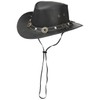 Concho Leather Hat Scippis cowboy hat Australian hat (XL/60-61 -